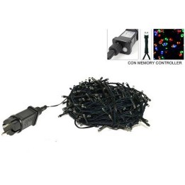 Catena 300 led colorati con giochi di luce per esterno e interno