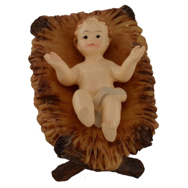 Natività 3 soggetti 12 cm in resina