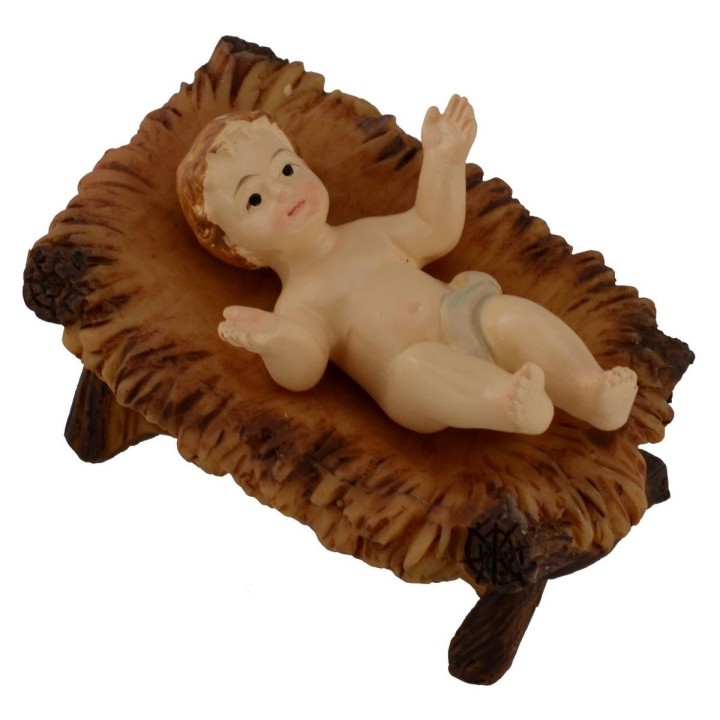 Natività 3 soggetti 12 cm in resina