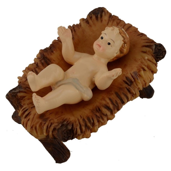 Natività 3 soggetti 12 cm in resina