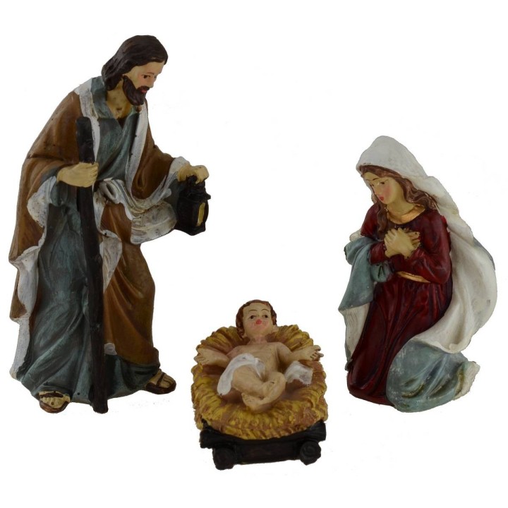 Conjunto de Natividad de 11 figuras de 15 cm en resina