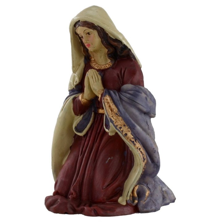 Natività in set da 10 soggetti cm 15 in resina