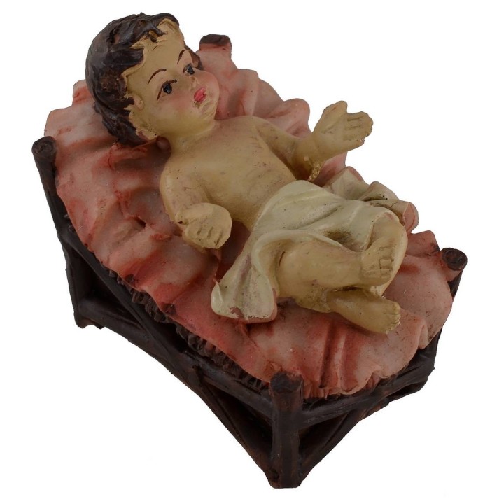 Natividad en conjunto de 10 figuras de 15 cm en resina