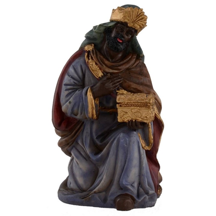 Natividad en conjunto de 10 figuras de 15 cm en resina