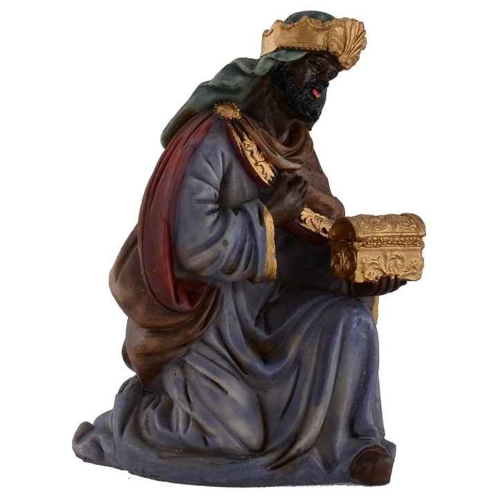 Natividad en conjunto de 10 figuras de 15 cm en resina