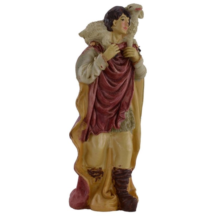 Natività in set da 10 soggetti cm 15 in resina