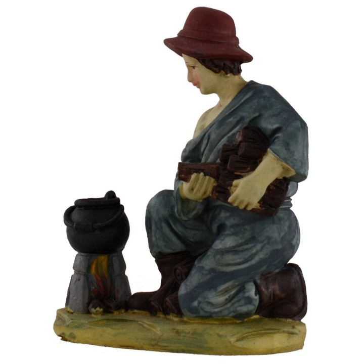 Pastore con legna serie 15 cm
