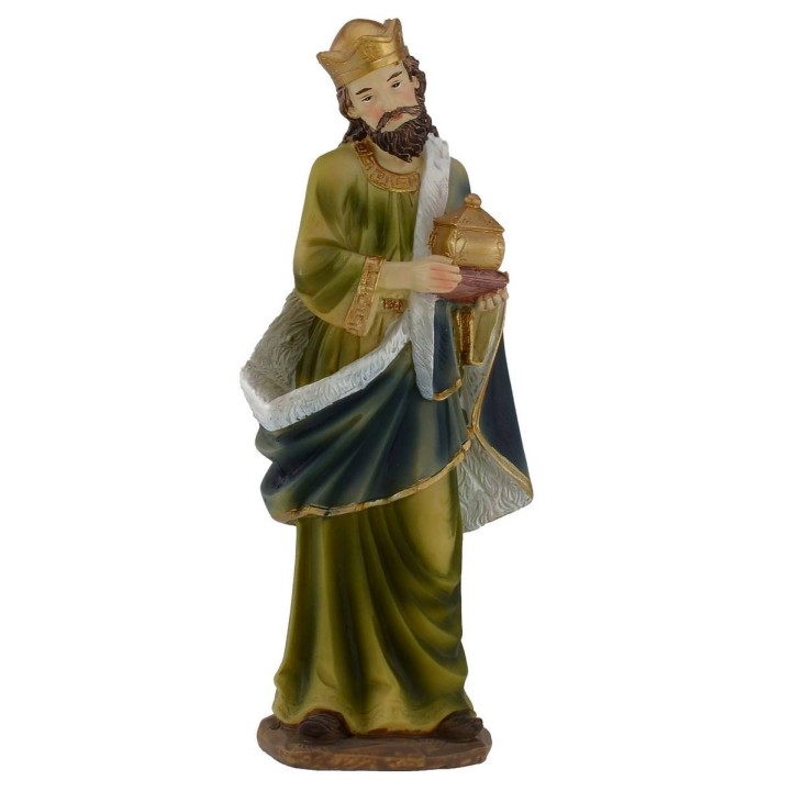 Natività in set da 11 soggetti cm 20 in resina