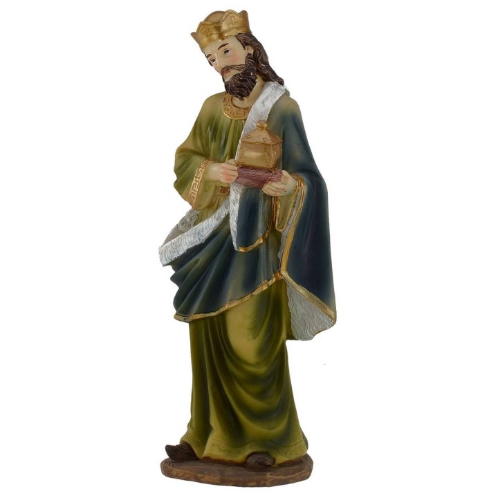 Natività in set da 11 soggetti cm 20 in resina