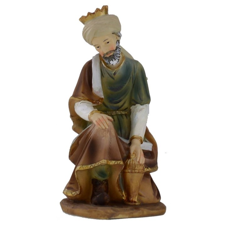 Natività in set da 11 soggetti cm 20 in resina