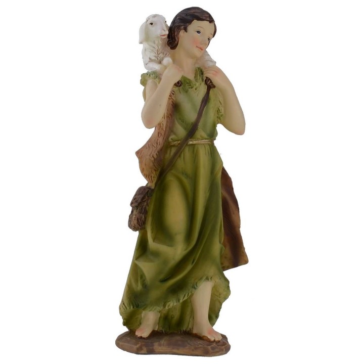 Natividad en conjunto de 11 figuras de 20 cm en resina