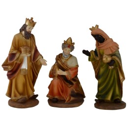 Re Magi in set da 3 soggetti cm 30 in resina
