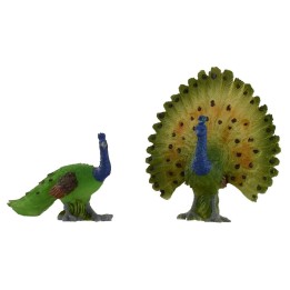 Set 2 pavoni per statue 10 cm