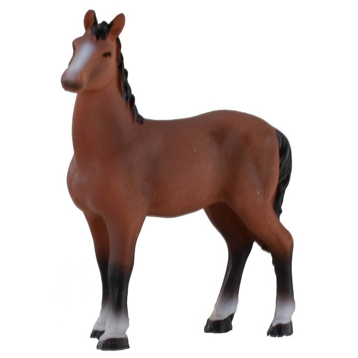 Cavallo marrone per statue 8 cm