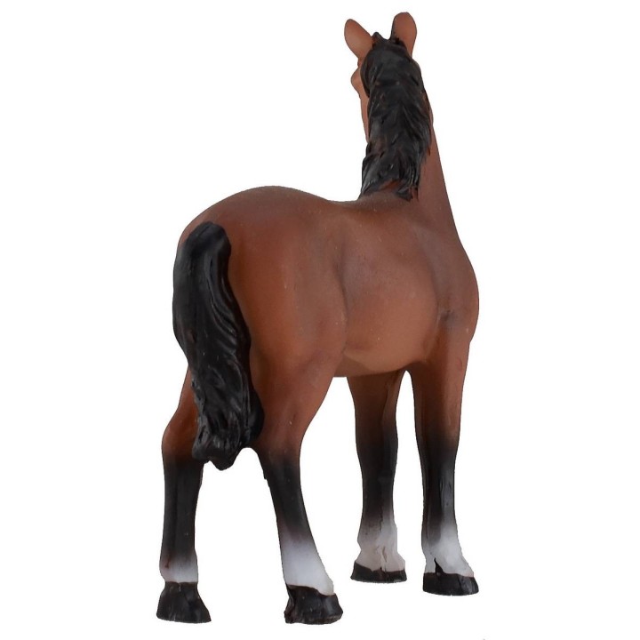 Cavallo marrone per statue 8 cm