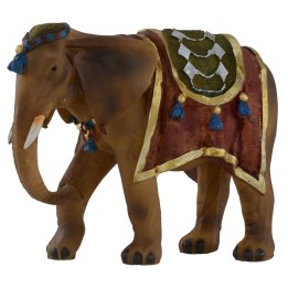 Elefante adornado para estatuas de 9-10 cm