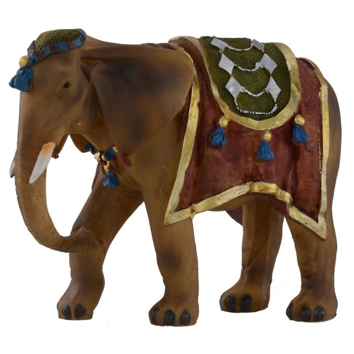 Elefante adornado para estatuas de 9-10 cm