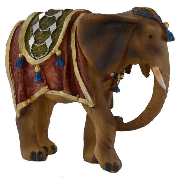 Elefante adornado para estatuas de 9-10 cm
