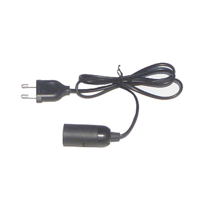 Portalampada E14 con cavo e spina - Cod. 