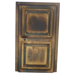 Puerta de madera envejecida cm 7,3x13x5 - T913
