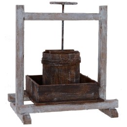 Prensa de madera de 19,5x15x21 cm de altura para estatuas de 30
