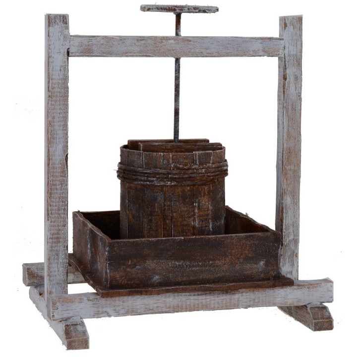 Prensa de madera de 19,5x15x21 cm de altura para estatuas de 30