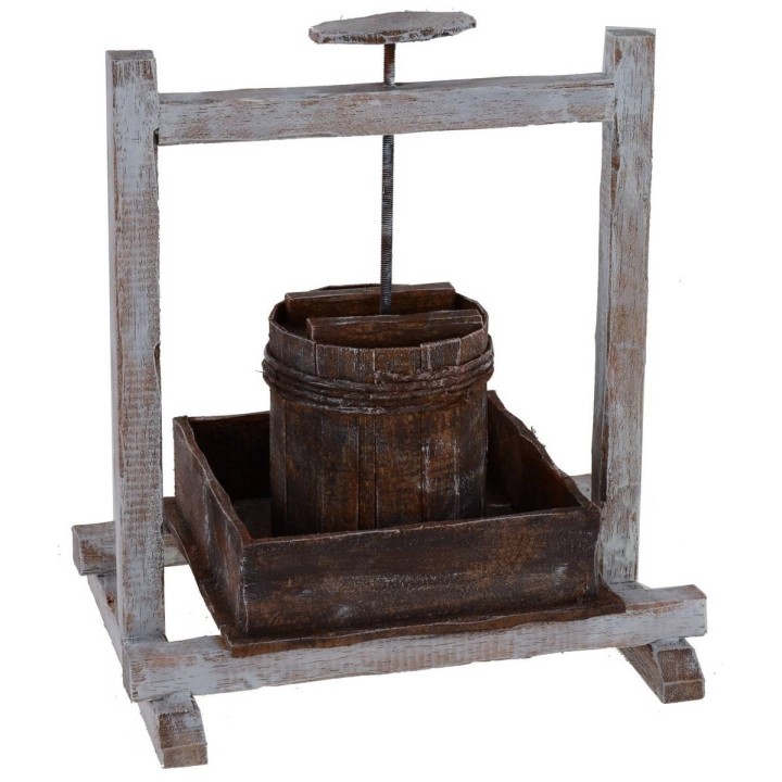 Prensa de madera de 19,5x15x21 cm de altura para estatuas de 30