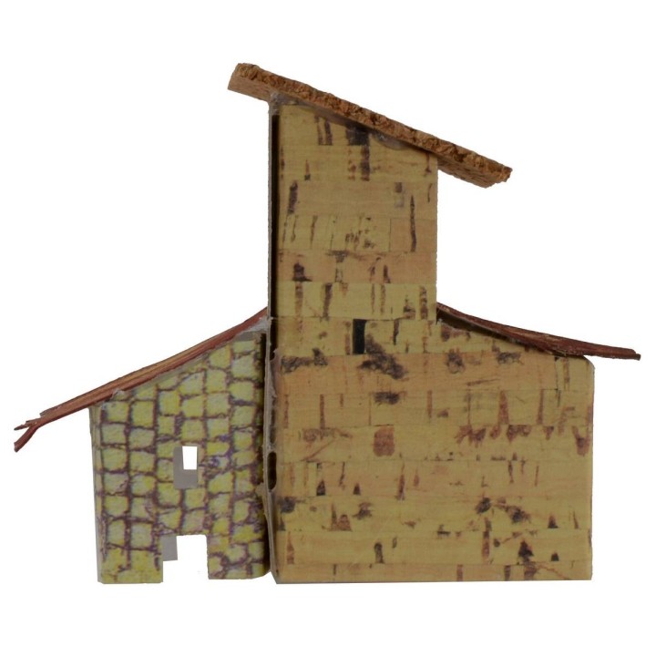 Casetta colonica per presepe cm 12x5,5x10 h