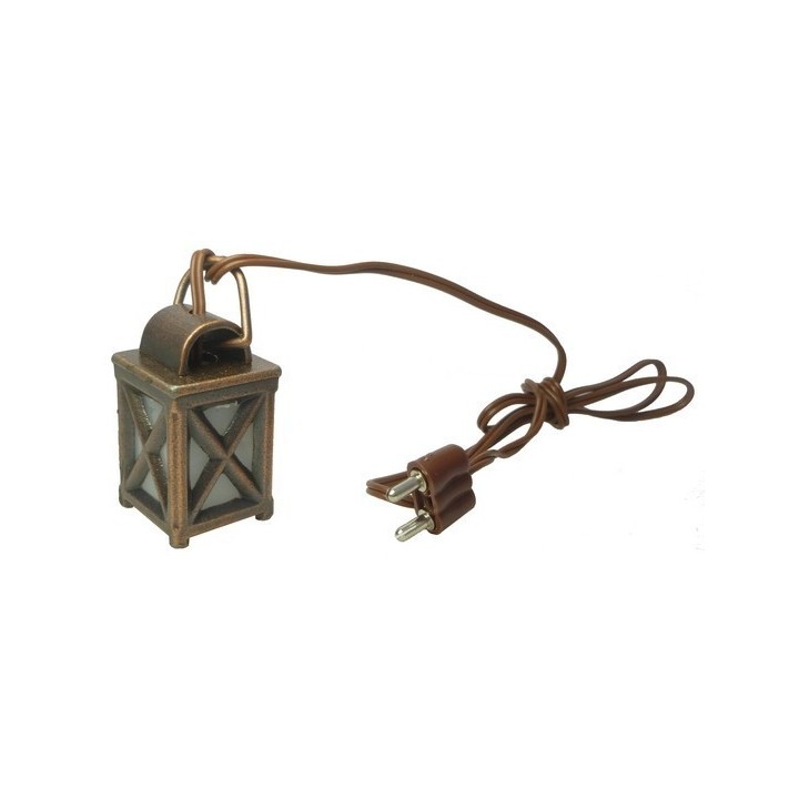 Lux lantern in metal with white light - Cod. 
