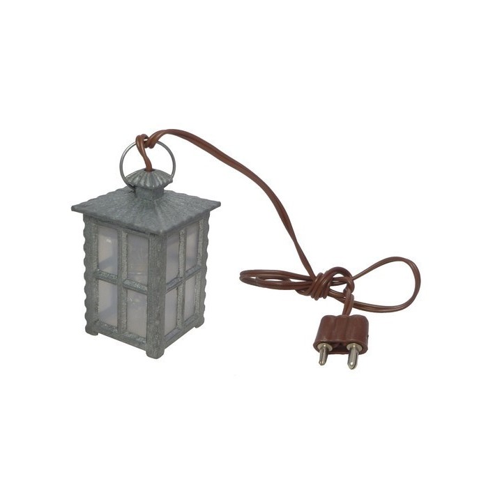 Giant white light metal lantern