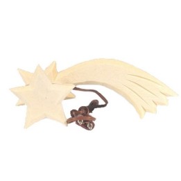12 cm wooden comet with 3.5 Volt light