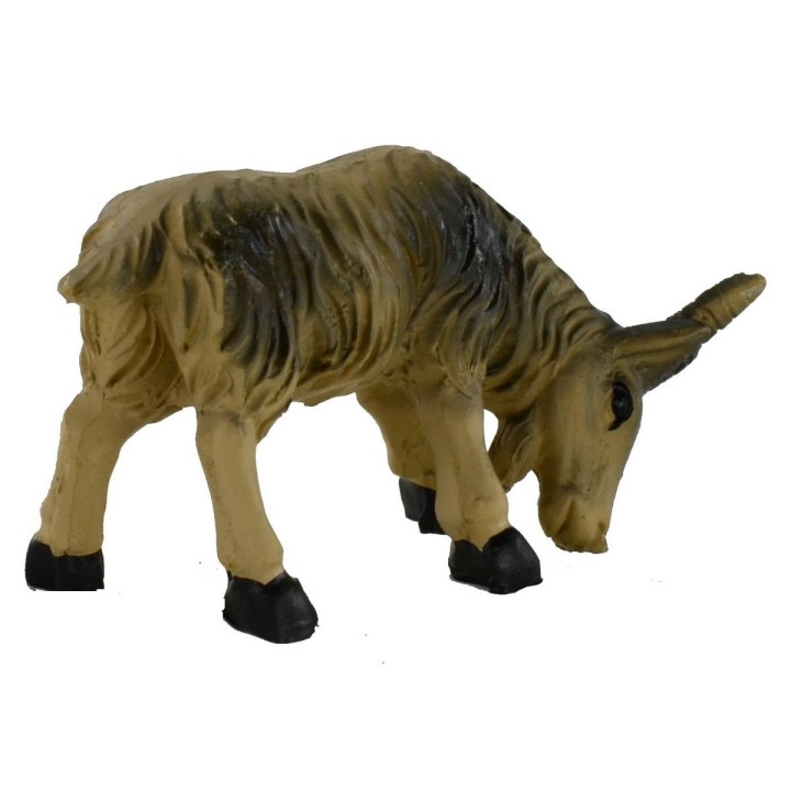 Brown goat with low head for statues 10-12 cm