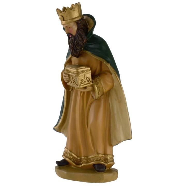 Set 3 Re Magi in resina serie 25 cm per presepe