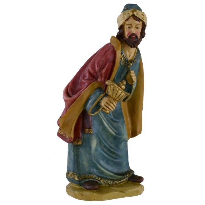Resin 3 kings set 25 cm series for nativity scene