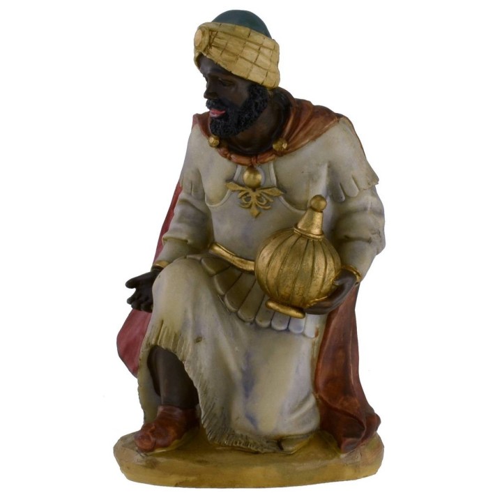 Juego de 3 Reyes Magos en resina serie 25 cm para belén