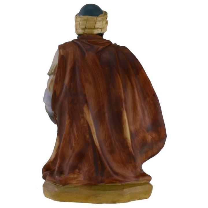Set 3 Re Magi in resina serie 25 cm per presepe