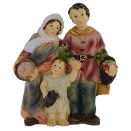 Famiglia in resina serie 8 cm