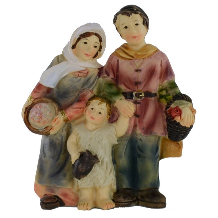 Famiglia in resina serie 8 cm