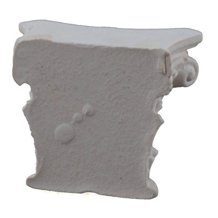 Capitello piatto cm 6,5x3,5x5,6 h