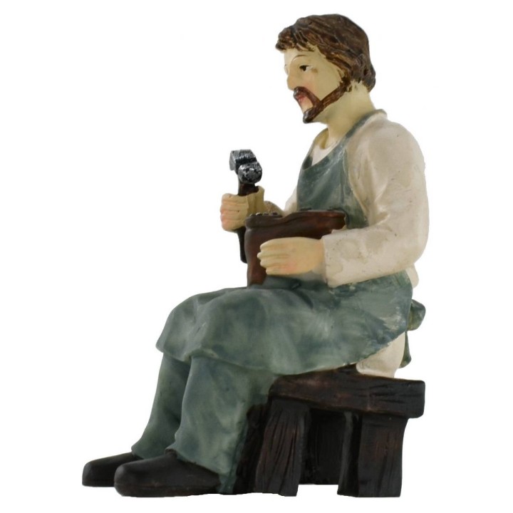 Calzolaio in resina serie 11 cm