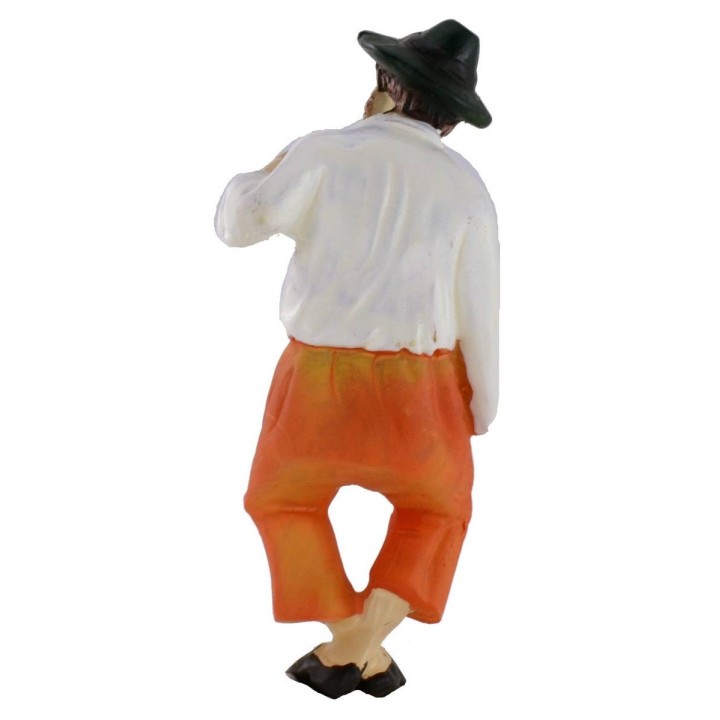 Hombre sentado en resina serie 11 cm