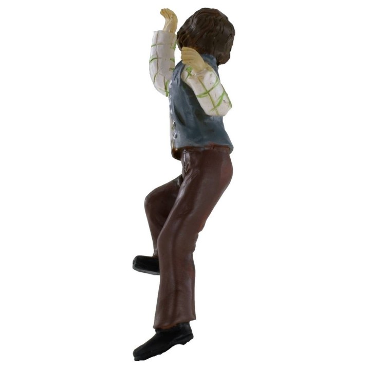 Hombre que sube la escalera en resina serie 11 cm
