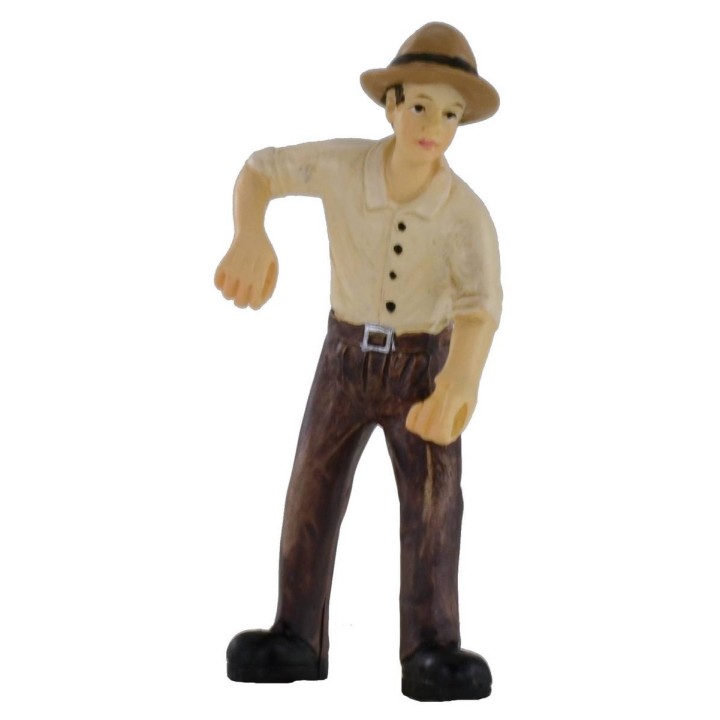 Campesino serie 9 cm en resina