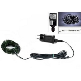 Catena 100 micro led bianco freddo 220v.
