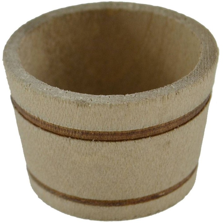 Tinozza in legno ø 3 cm