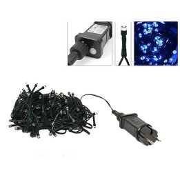 Cadena de 180 luces LED azules con juegos de luces para