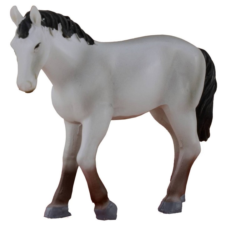 Cavallo bianco per statue 8 cm