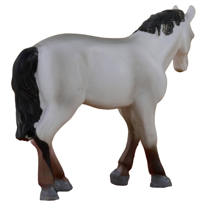 Cavallo bianco per statue 8 cm
