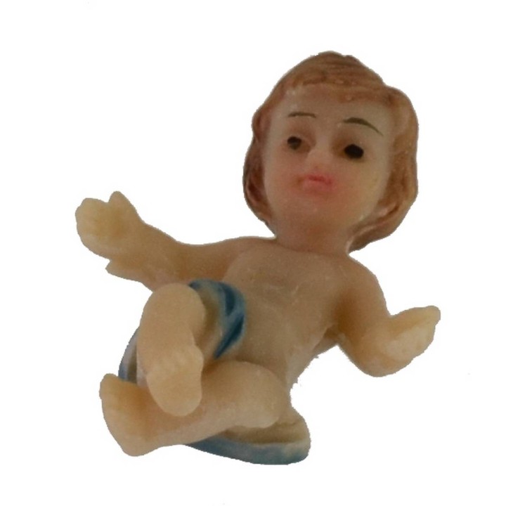 Gesù bambino 2,6 cm in resina