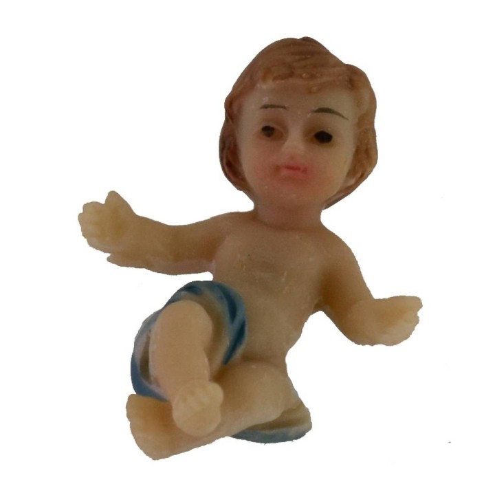 Gesù bambino 2,6 cm in resina